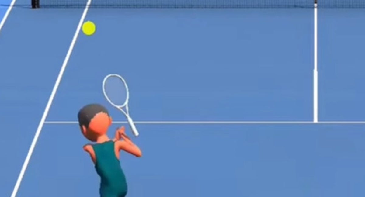 El Australian Open emite sus partidos como si fuera el Wii Sports.