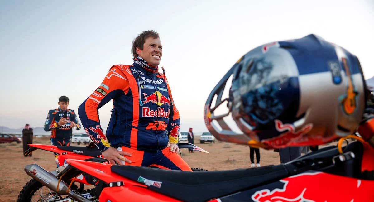 Daniel Sanders, ganador del Dakar 2025 en motos./REUTERS