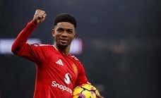 Un hat-trick del 'niño bonito' Amad Diallo liquida a un Southampton de capa caída