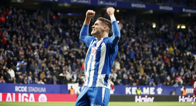 El porqué de la celebración del ‘Toquero’ del Espanyol que marcó en el segundo balón que tocó: «Hubo cachondeo en el vestuario y…»