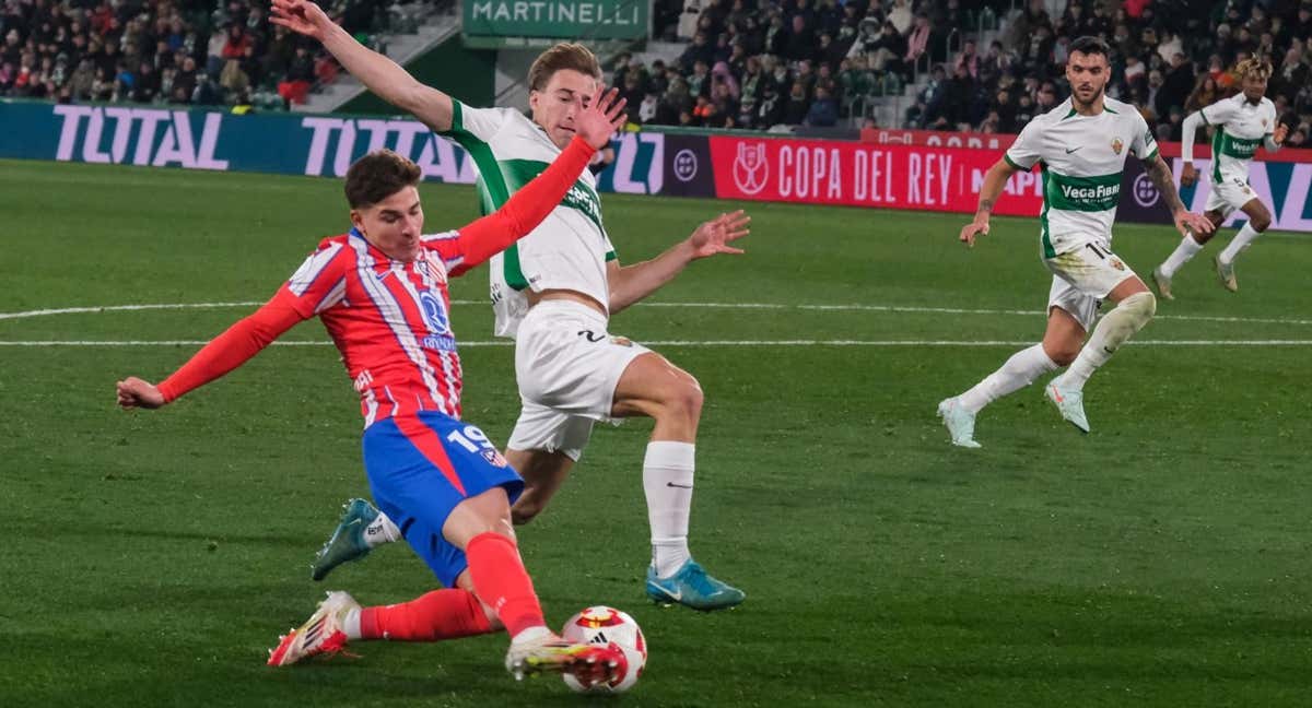 Atlético de Madrid - Elche en octavos de final de Copa del Rey. /EFE