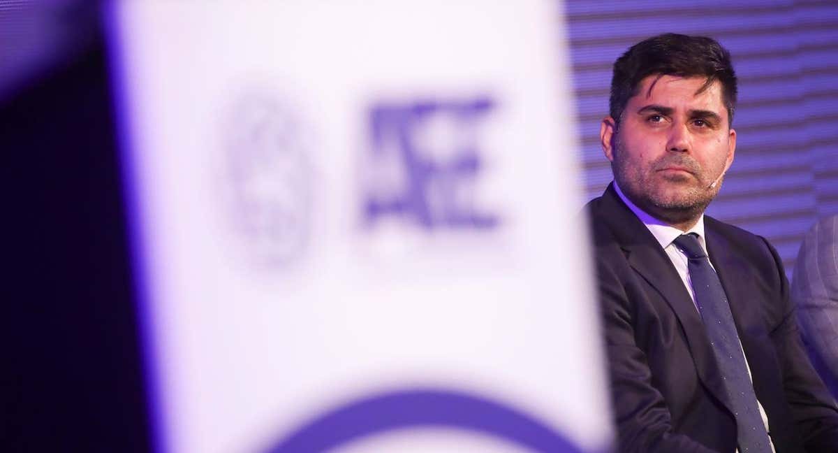 David Aganzo, presidente de la Asociación de Futbolistas Españoles (AFE). /EFE/David Fernández