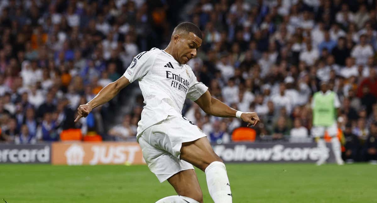 Mbappé en un partido de Champions League. /REUTERS