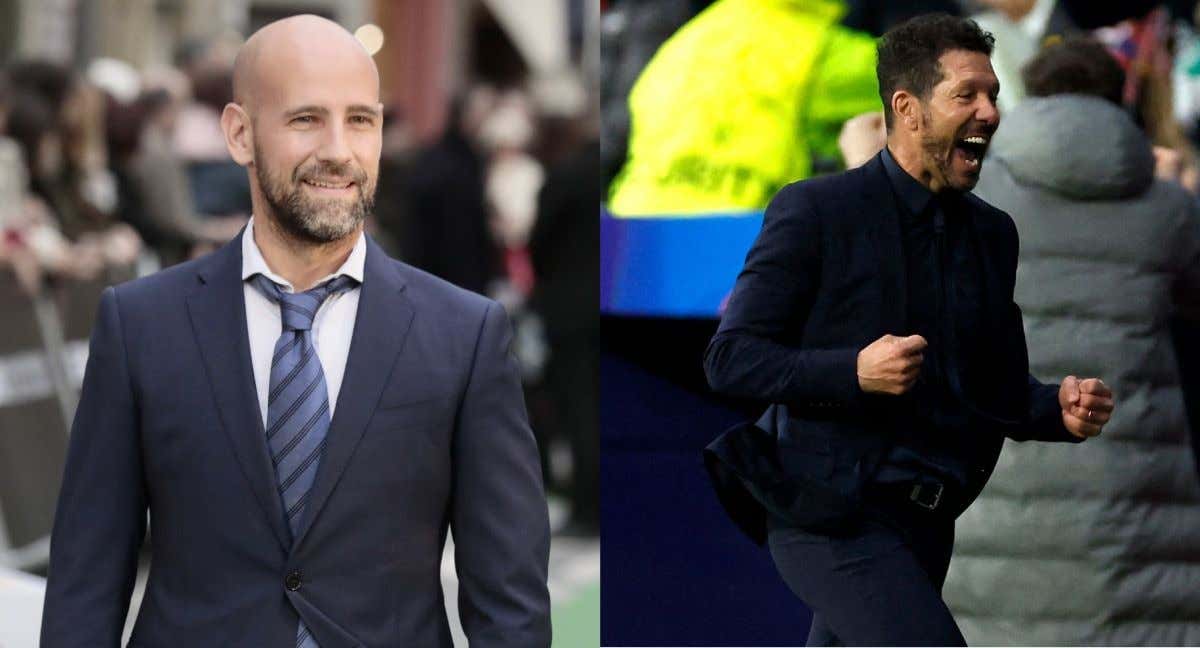 Gonzalo Miró y Diego Pablo Simeone./Efe