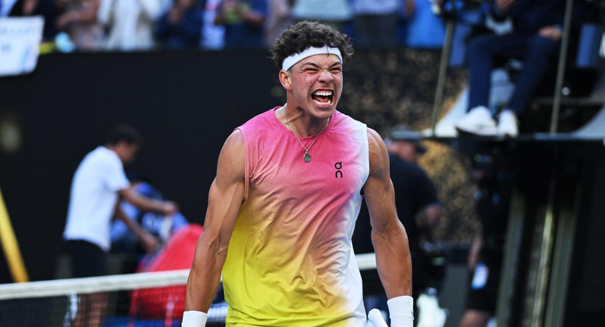 Ben Shelton es, junto a Madison Keys, el único estadounidense que todavía sigue vivo en el Open de Australia.