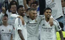 Vinicius y Rodrygo levantan la 'manita' en Champions