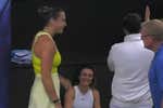 Aryna Sabalenka consuela a Paula Badosa minutos después de la batalla: «Ella había perdido sus tres primeras semis»