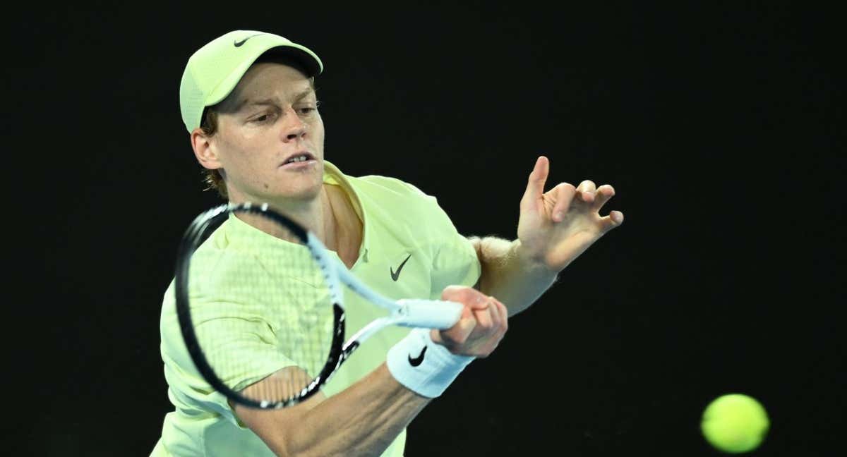 Jannik Sinner, número 1 del mundo y defensor del título del Open de Australia. /EFE