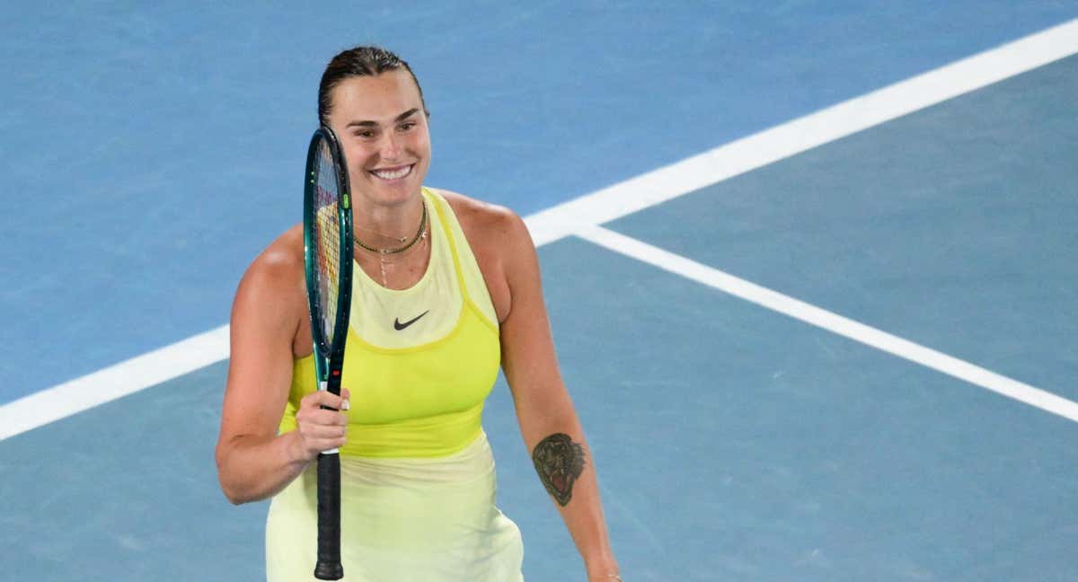 Sabalenka busca su tercer Open de Australia. /AFP