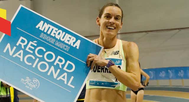 Mariano García y Esther Guerrero viven un día triunfal con récords de 1.000 y 2.000 metros