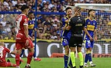 El primer día de Ander Herrera en La Bombonera con Boca: presencia de su familia, padrino de un juvenil y expulsión perdonada