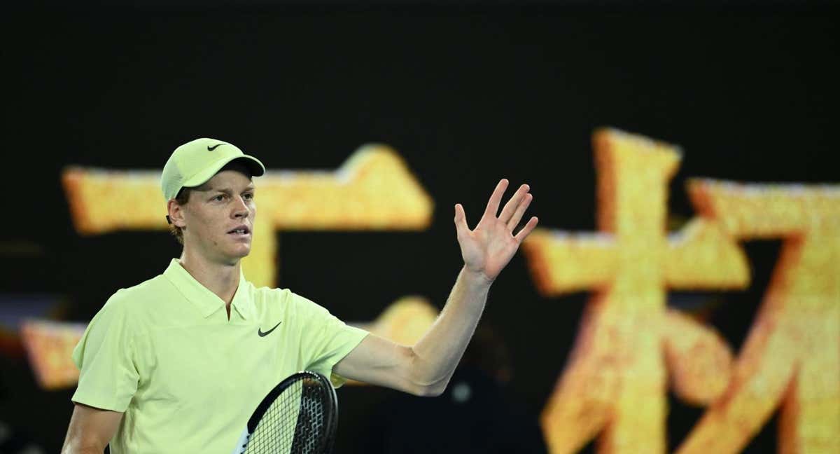 Jannik Sinner en el Open de Australia. /EFE