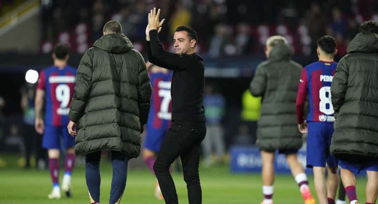 Xavi Hernández durante la pasada temporada.