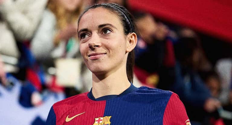 Aitana Bonmatí durante un partido.