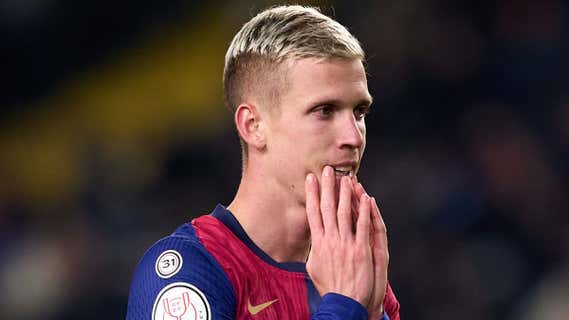 Dani Olmo, internacional del Barça. /GETTY