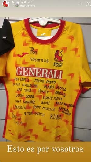 Camiseta homenaje.  IG Álvar Gimeno