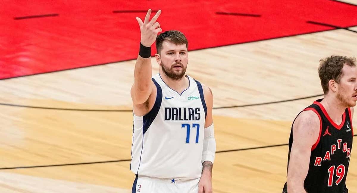 Luka Doncic, durante un encuentro con los Mavericks esta temporada. /Instagram