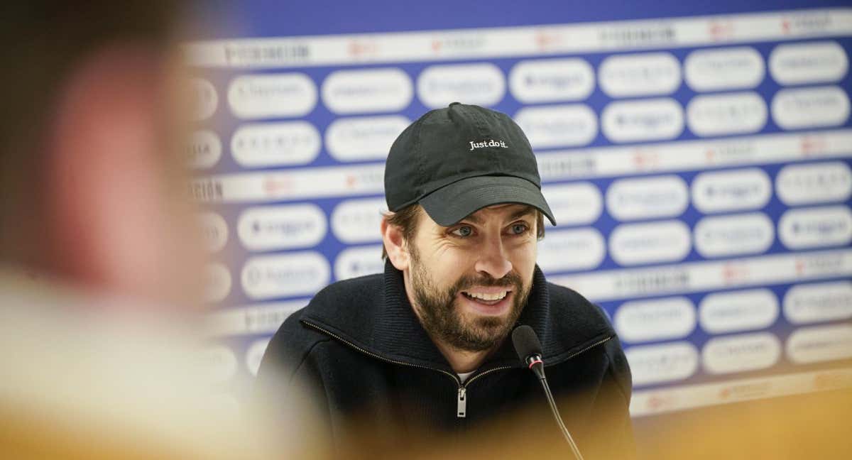 Gerard Piqué en rueda de prensa. /FC ANDORRA