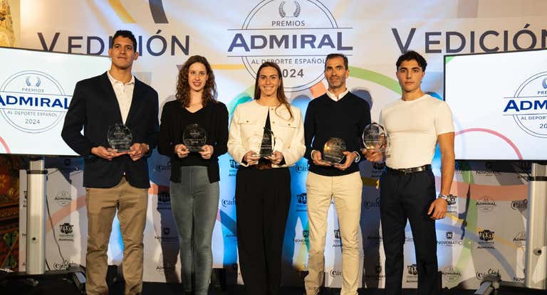 Los premiados en la gala.