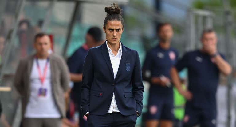 La seleccionadora Montse Tomé.