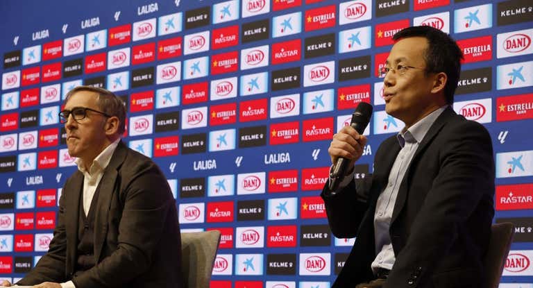 Garagarza y Mao en rueda de prensa.
