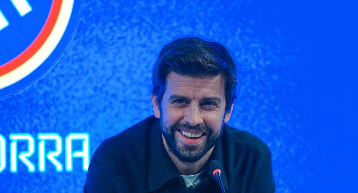 Gerard Piqué en rueda de prensa. /FC ANDORRA