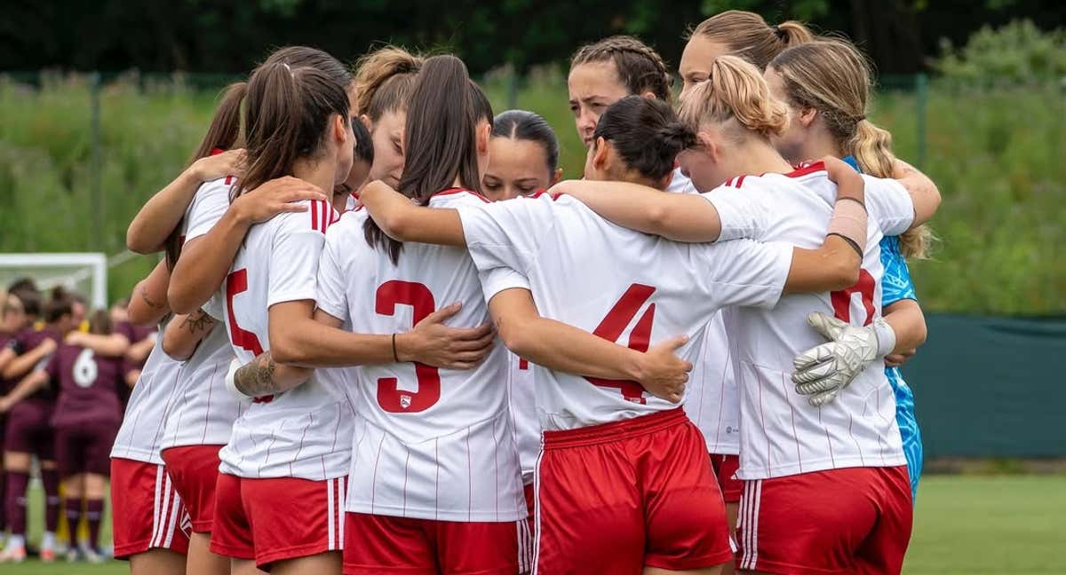 Las jugadoras de Gibraltar durante un partido. /GIBRALTAR WNT