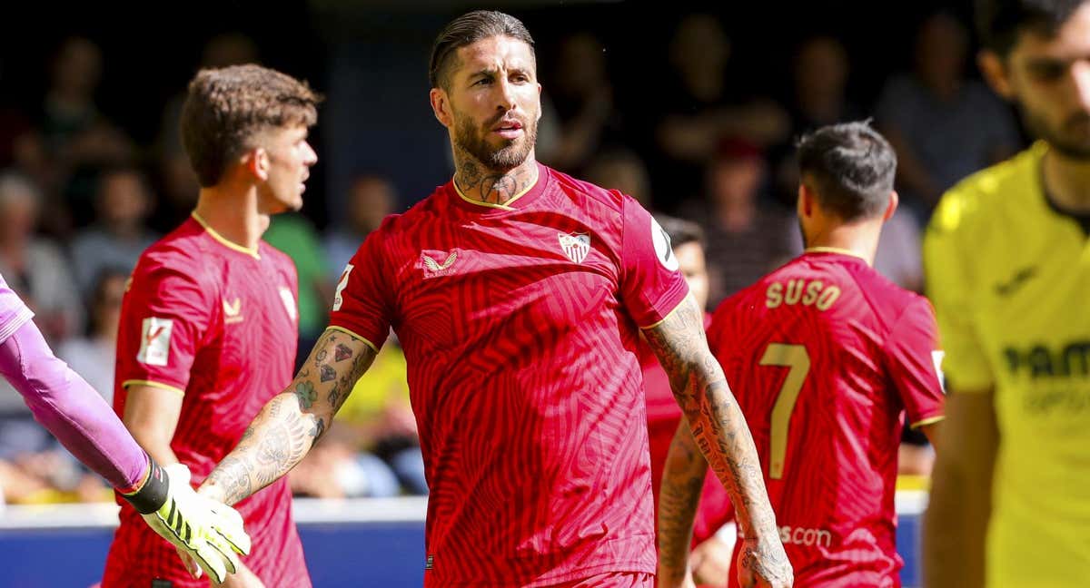 Sergio Ramos, con el Sevilla./EP