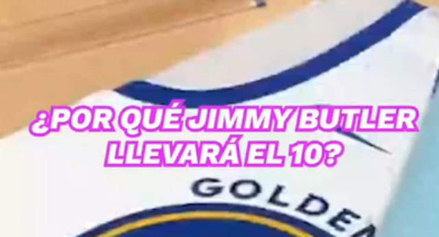 Jimmy Butler estrena camiseta en los Warriors y explica la elección del 10
