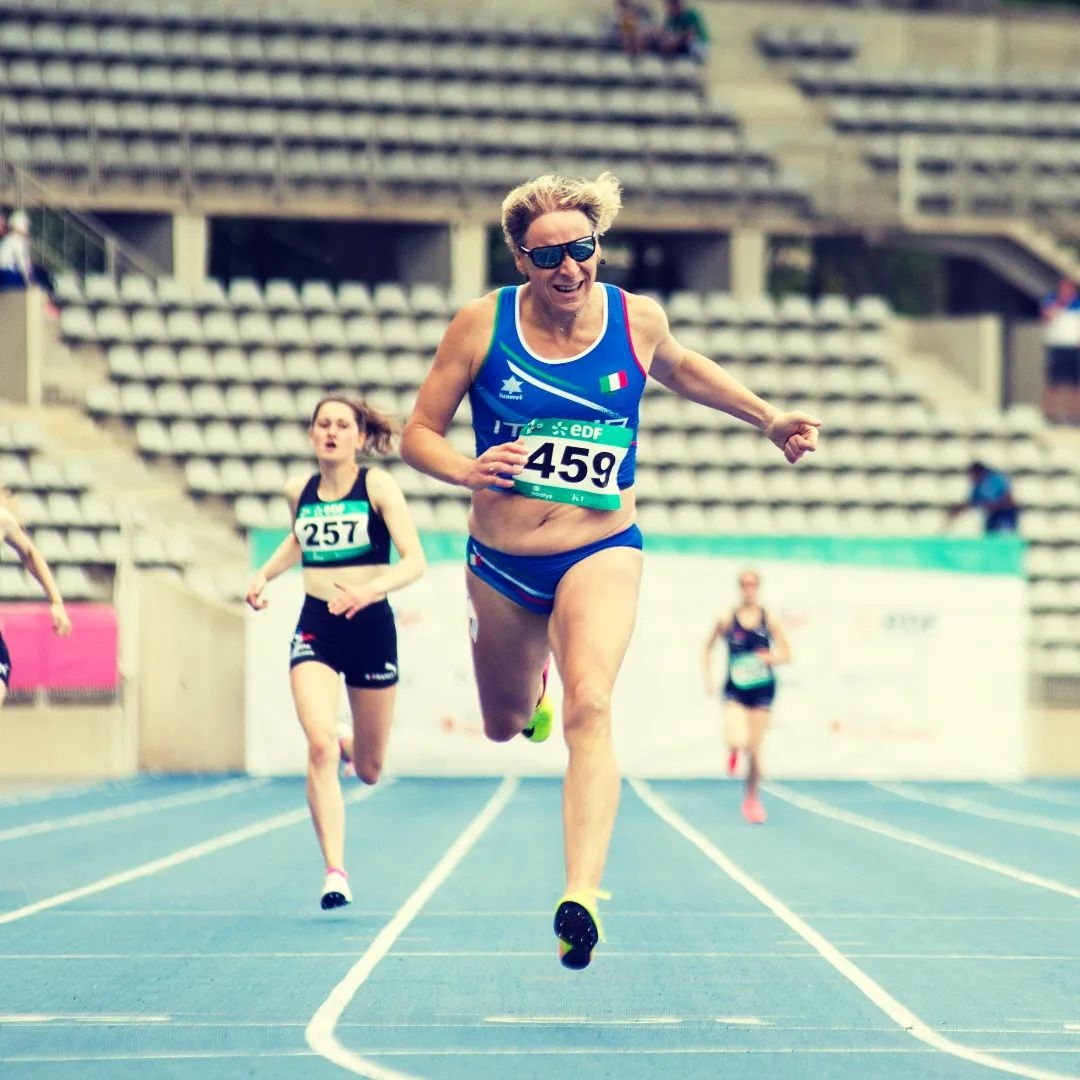 La atleta trans italiana Valentina Petrillo.