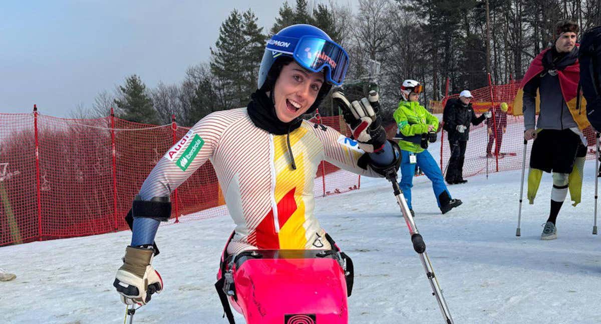 Audrey Pascual roza el podio con un cuarto puesto en el gigante del Mundial de esquí paralímpico