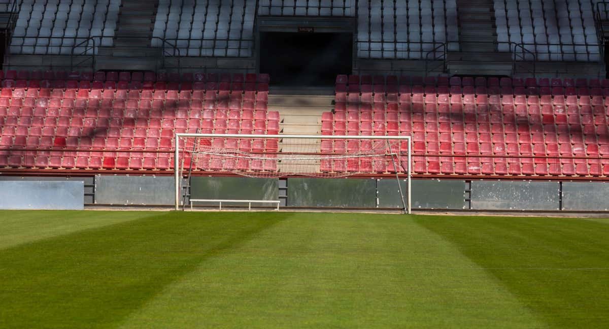 Una foto de un estadio de un club actualmente en Segunda RFEF (no es el que está en venta)./ARCHIVO