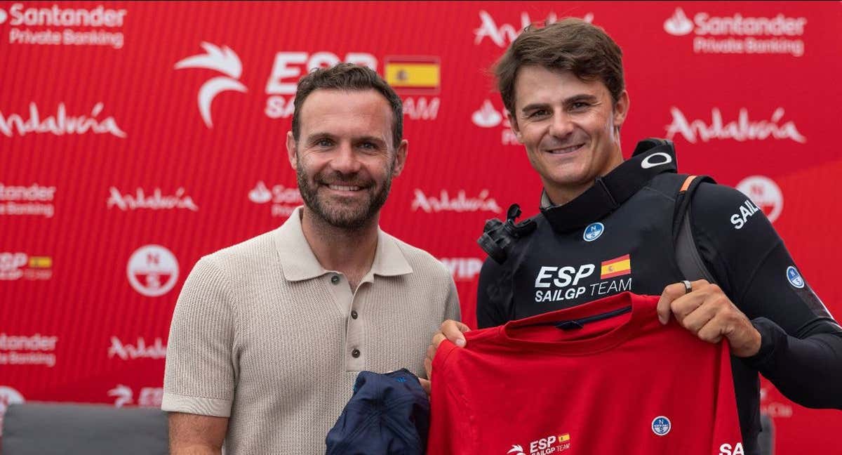 Juan Mata y Diego Botín, patrón del equipo español. /SAILGP