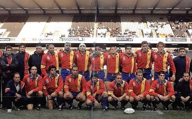Equipo de España del Mundial 99.  AFP