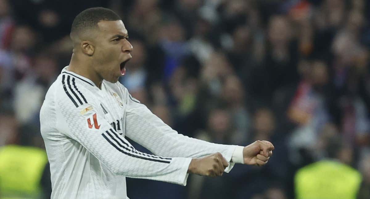 Kylian Mbappé, la gran carta ofensiva del Madrid de Ancelotti. /EFE