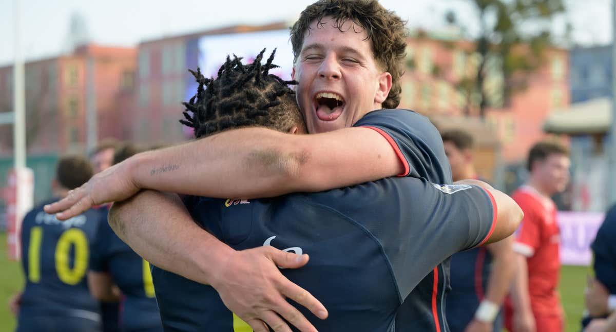 Leones XV celebran el pase al Mundial. /Ferugby