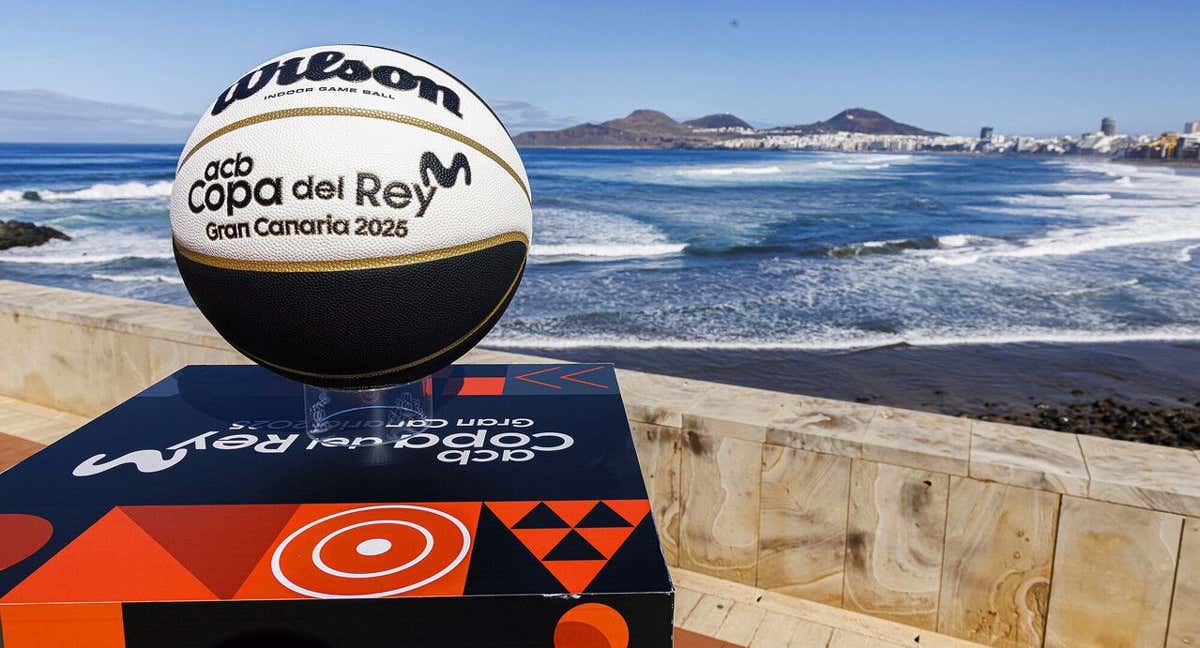El balón de la Copa del Rey de baloncesto.