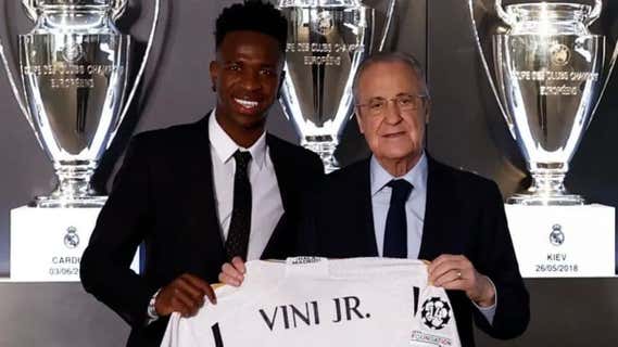 Vinicius Junior y Florentino Pérez/rm