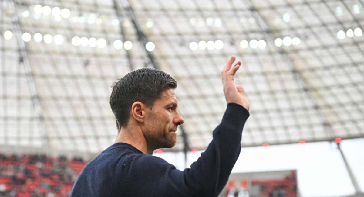 Xabi Alonso, con el Bayer Leverkusen./EFE