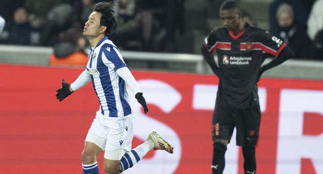 Take Kubo hace entrar en calor a una Real Sociedad que encarrila su pase a octavos