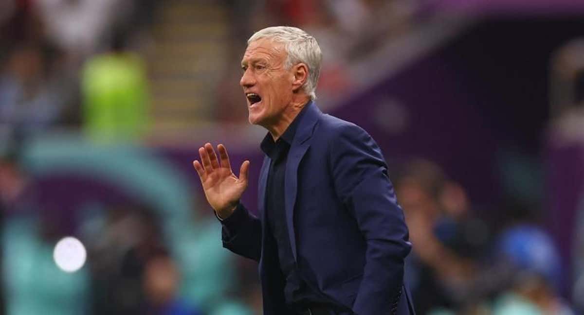 Deschamps durante un partido de la selección francesa. /REUTERS