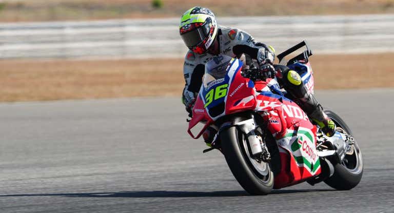 Joan Mir en el test de Buriram.