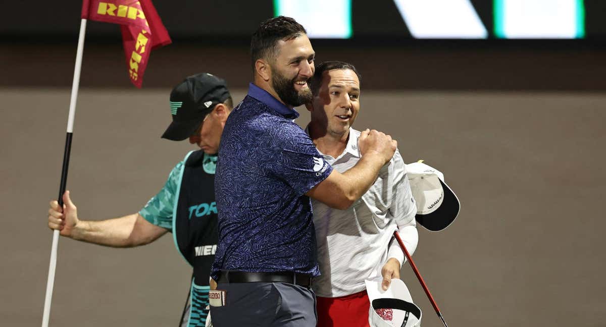 Jon Rahm y Sergio García, en un torneo reciente. /REUTERS