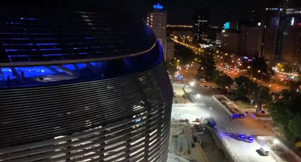 El Bernabéu, desde Rafael Salgado./EFE