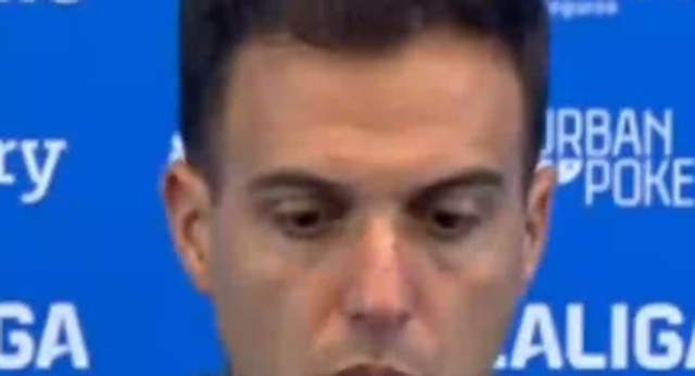 Borja Jiménez se queja del VAR después de lo ocurrido en Butarque