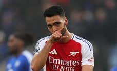 Arteta sorprende a Mikel Merino cambiándole de sitio y éste a su mujer: “Me olvidé de darle a mi mujer algo por San Valentín, así que esto va por ella”