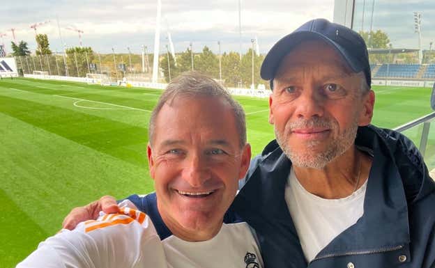 Luis Llopis y Thierry Barnerat, en un viaje reciente del suizo a Madrid.