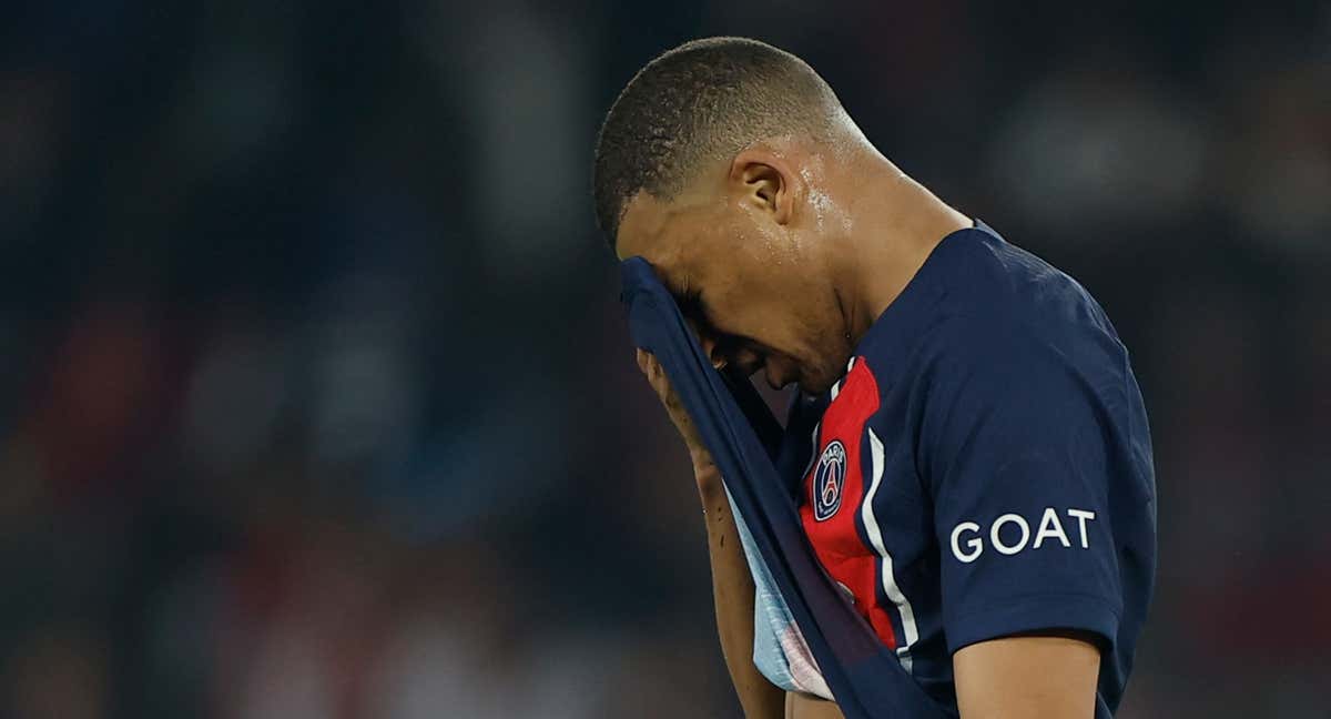 Kylian Mbappé, en un partido con el PSG. /REUTERS