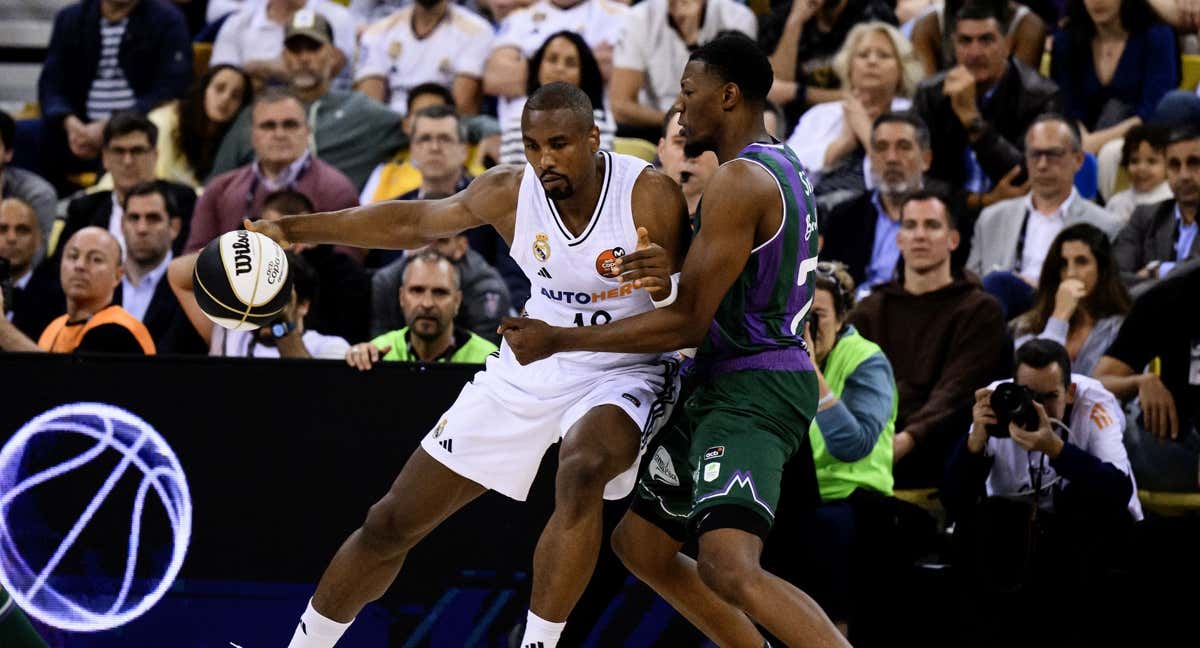 Serge Ibaka, durante la final de la Copa del Rey. /ACB PHOTO/D. GRAU