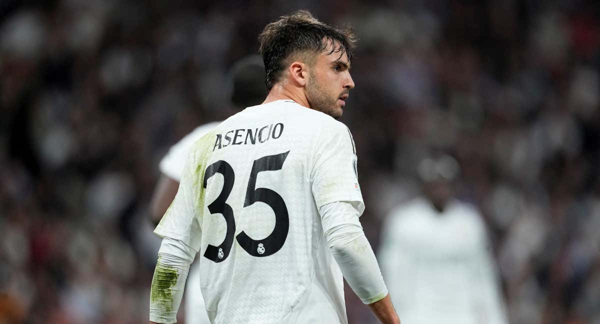 Raúl Asencio, durante el Real Madrid-Manchester City./EP